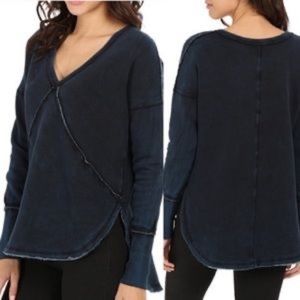 FREE People | Indigo Western Pullover Sweatshirt